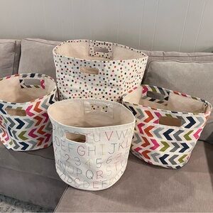 Pehr Medium Bins and Hamper Set